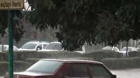 Kırıkkale'de etkili olan sağanak yaşamı olumsuz etkiledi