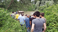 Nehirde akıntıya kapılan Emirhan için seferberlik: Son anlarının videosu ortaya çıktı