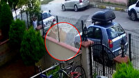 Kapağı çalınan rögar çukuruna düşen çocuk kameraya yansıdı