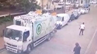 Zincirleme kazaya sebep olan sürücü 'kaskom yok' diyerek kaçtı