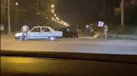 Ordu'da trafiği kesip drift yapan magandalar kamerada