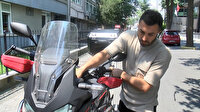 Hastanenin önünden çalınan 200 bin liralık motosikleti için dedektif gibi iz sürdü