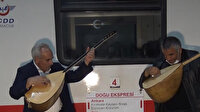 Doğu Ekspresi seferleri yeniden başladı: Aşıklar yolcuları sazlı sözlü karşıladı
