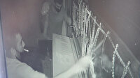 200 bin liralık gümüş çalan hırsızlar kamerada