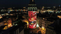 Galata ve Ayasofya'da 15 Temmuz temalı mapping ve koreografi gösterisi sergilendi