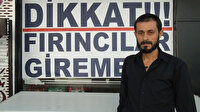 Fırıncıdan pankart: Dikkat fırıncılar giremez