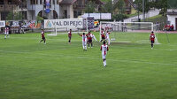 Hazırlık maçında 16 gol yediler attıkları gol sonrasında büyük sevinç yaşadılar