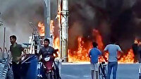 Şanlıurfa'da elektrik trafosu bomba gibi patladı