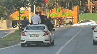 Kartal'da tehlikeli yolculuk: Kır düğününe böyle gittiler