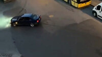 Arnavutköy’de drift yapan maganda kamerada