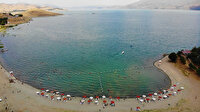Ege ve Akdeniz sahillerini aratmayan Hazar Gölü'ne akın