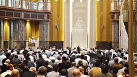 Taksim Camii'nde ilk bayram coşkusu