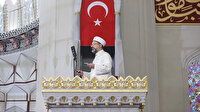 Diyanet İşleri Başkanı Ali Erbaş'tan Hala Sultan Camii’nde bayram hutbesi