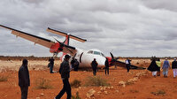 Somali’de 40 kişiyi taşıyan yolcu uçağı toprak zemine indi