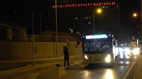 İETT otobüsünün yakıtı bitince trafik durma noktasına geldi