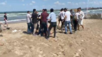 Şile'de cankurtaranlar A Haber ekibine saldırdı: Yerlerde tekmelediler