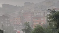 Üsküdar'da sağanak yağış etkili oldu