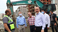 İçişleri Bakanı Süleyman Soylu Artvin'deki sel bölgesinde incelemelerde bulundu