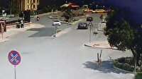 Vicdansız sürücü yolda yatan köpeği ezip yoluna devam etti