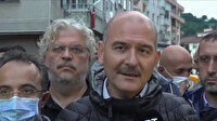 Bakan Soylu Artvin'de afet bölgesinde: Üstü kapalı olan derelerin riskini ortadan kaldırmak için üstünü açacağız