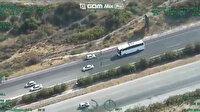 Trafik magandaları helikopterli takiple yakalandı
