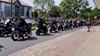 Kanser hastası küçük çocukları için sosyal medyadan çağrı yapan aileye 15 bin motosikletli destek oldu