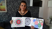 Boyamayla başladı Mandala sanatçısı oldu: Hevesliler için eğitim vermeye hazırlanıyor