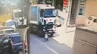 Çöp kamyonu altında kalan anne ve oğlunun inanılmaz kurtuluşu