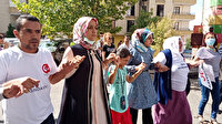 Oğluna kavuşan anne Ayşegül Biçer'in bayram günü: HDP binası önünde kurban kestirip halay çekti