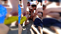 Tarabya'da boğulmakta olan genci vatandaşlar son anda kurtardı