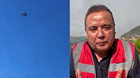 Antalya Belediye Başkanı Muhittin Böcek uçak ve helikopterlerin söndürme çalışmaları sürerken 'insanlar yanıyor uçak gönderin' videosu çekti