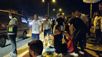 Yolun karşısına geçmek isterken canından oldu yakınları sinir krizi geçirdi