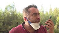 Orman işçisi babanın oğluyla duygulandıran konuşması: Helikopterli amcalarınız benim arkadaşlarım söndürecekler