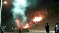 İzmir’de atılan havai fişek yangın çıkardı