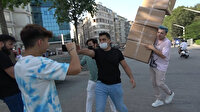 TikTok uğruna: Fenomen isimden Taksim Meydanı’nda tepki çeken şaka