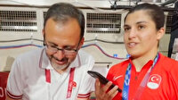 Cumhurbaşkanı Erdoğan'dan altın madalya alan Busenaz Sürmeneli'ye tebrik telefonu