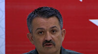 Bakan Pakdemirli: Şu anda yerleşim yerlerini tehdit eden bir yangın yok