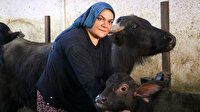 Gelin geldiği köyde çiftlik kurdu