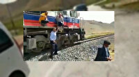 Van'da bahşiş için trenle düğün konvoyunun önünü kestiler