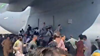 Amerikan Hava Kuvvetlerine ait uçağın iniş takımlarına tutunan Afganların ölmeden önceki son görüntüleri