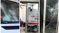 Diş ağrısına ambulans gelmeyince 112 istasyonu ve ambulansa taşla saldırdı