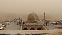Mardin'de toz fırtınası etkili oldu