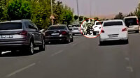 Gaziantep'te motosikletin üzerine aracına kıran sürücü kazaya sebep oldu