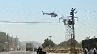 Şanlıurfa'da yüksek gerilim hattı helikopterle temizlendi
