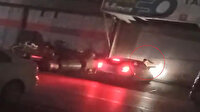 Öfkeli kadın tartıştığı sevgilisini otomobille ezmeye çalıştı