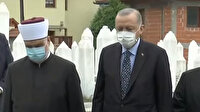 Cumhurbaşkanı Erdoğan Bosna Hersek'te: İzzetbegoviç'in kabrini ziyaret etti