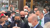 Boşnak teyzeden Cumhurbaşkanı Erdoğan'a sıcak karşılama