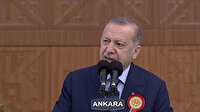 Cumhurbaşkanı Erdoğan: Yargının darbecilere selam duran adalet temsilcilerinin elinde zulüm makinesine dönüştüğünü hep birlikte gördük