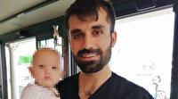 Boğulma tehlikesi geçiren 6 aylık Beren'i öğle yemeğine çıkan doktor kurtardı