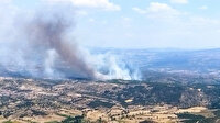 Manisa’da ormanlık alanda yangın